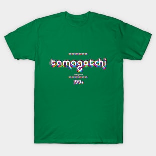 Tamagochi 1990 ColorGroove Retro-Rainbow-Tube nostalgia (wf) T-Shirt